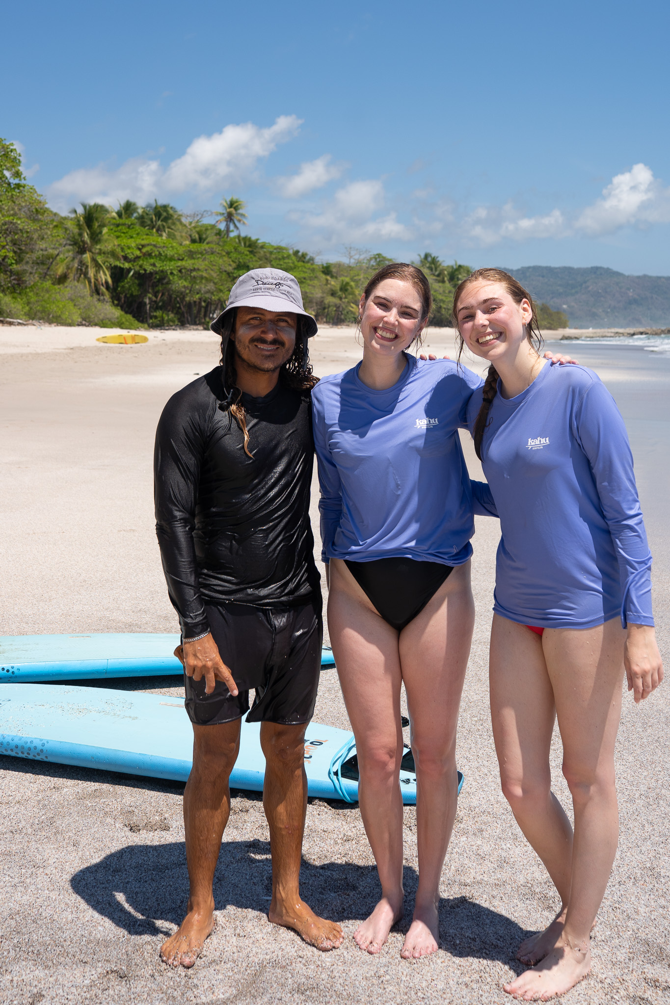 Coach with students